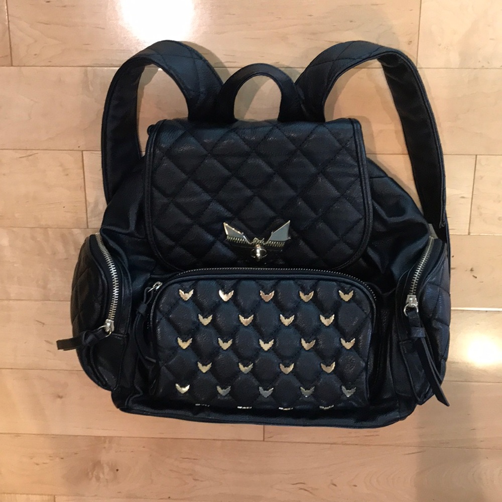 Beautiful Black gold backpack